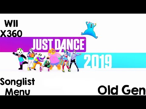 Just Dance 2019 MENU + SONGLIST + OPCIONES + DANCER CARD (WII - OLD GEN)