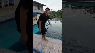 Crucé toda la piscina para debajo del agua 💦🌊