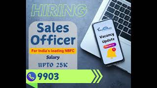 Exciting opportunity in the top NBFC Company !!#hiringalerts