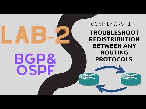 CCNP ENARSI - 1.4 Troubleshoot Redistribution - BGP & OSPF Lab