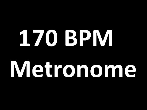 170 BPM METRONOME with 30 Minutes Count Up Timer