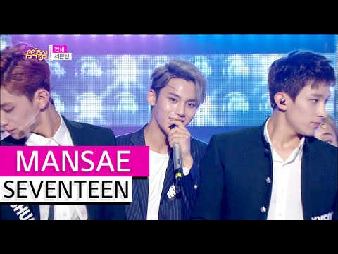 [HOT] SEVENTEEN - MANSAE, 세븐틴 - 만세, Show Music core 20150919