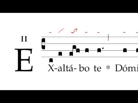 Offertorium: Exaltabo te Domine