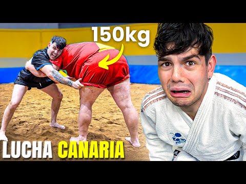 CINTURÓN NEGRO DE JUDO se INFILTRA en un DOJO DE LUCHA CANARIA!! 🤼‍♂️🥋 **Conseguiré Salir Vivo?**