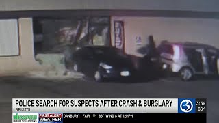 WATCH: Wolcott gun shop rammed by vehicle, 9 handguns stolen