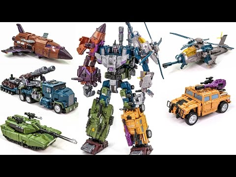 Transformers Bruticus Jinbao KO OverSized Warbotron Combiner Robot Car Toys