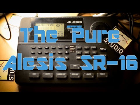 Alesis SR-16 Drum Machine 2010s - Black imagen 3
