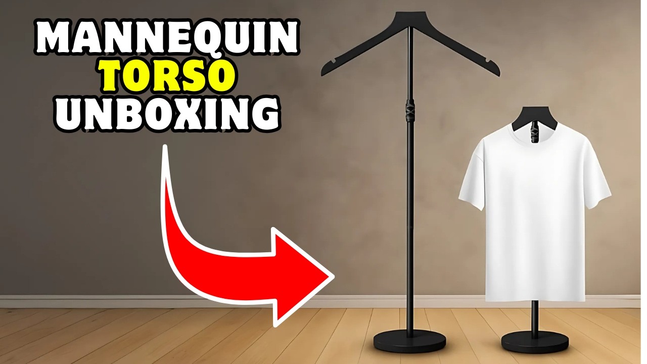 Mannequin Torso Unboxing & Review | Adjustable Shirt Display Stand 30