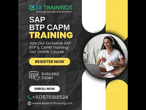Exclusive SAP BTP & CAPM Training! #www.youtube.com/@Expertsoft-Trainings