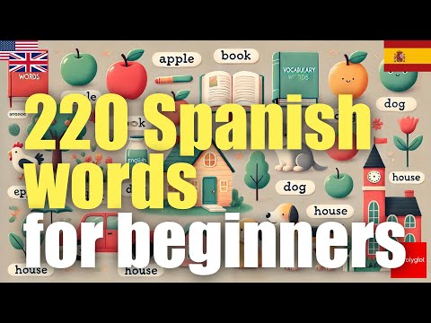 220 Spanish words for beginners | Passive listening | L2Language | with hiragana