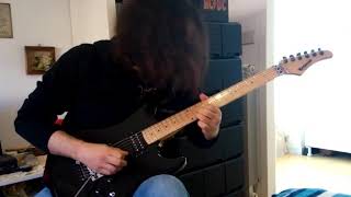Ronnie James Dio - &quot;Between two hearts&quot; 1990 guitar solo cover