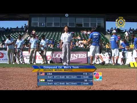 USA v India – compound cadet men's team bronze | World Archery Youth Championships 2009
