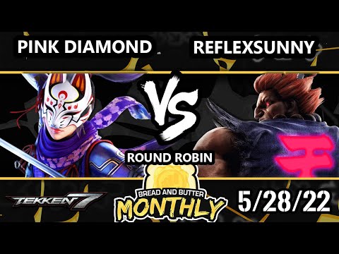 Bread and Butter 28 Round Robin - Reflexsunny (Akuma) Vs. Pink Diamond (Kunimitsu) Tekken 7