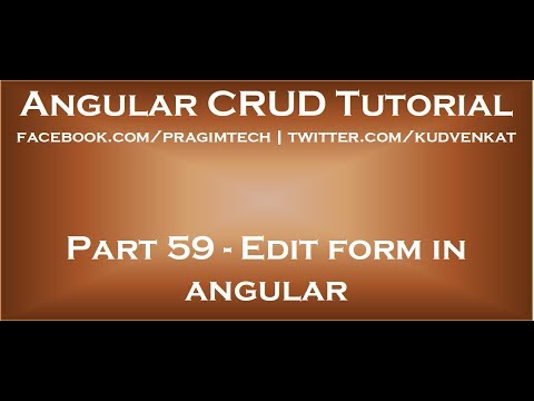 Angular project setup