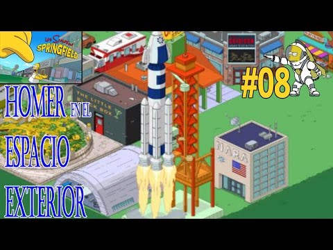 Los Simpson Springfield "Homer en EE: Cap. 8 - Homer lanza el cohete al espacio exterior" por Tony