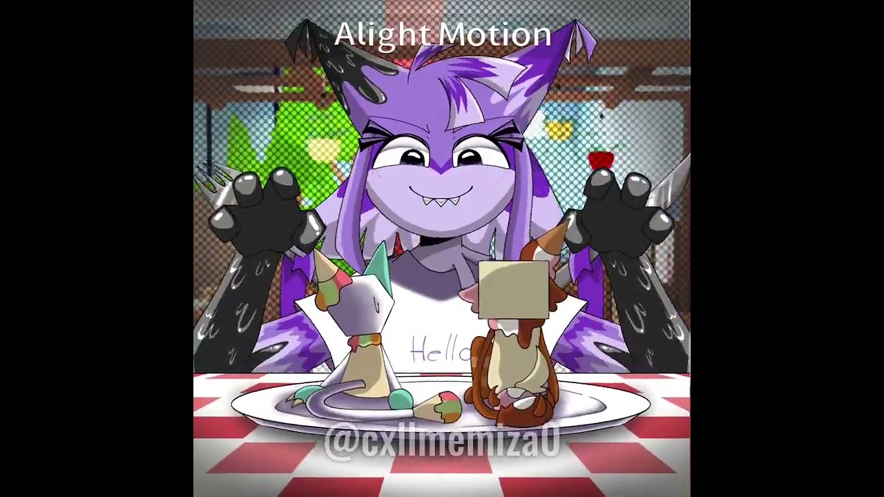 YATTA GONNA EAT THEIR!!💜 (Good & Scraps new skins) #foryou #fyp #animation #dandysworld #update 