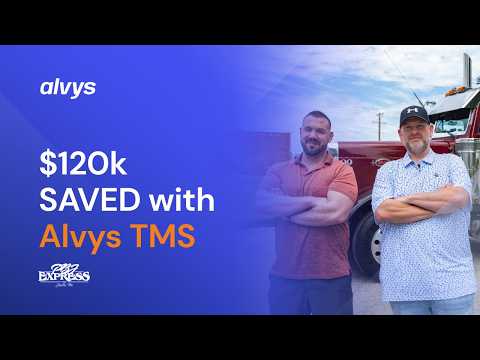 $120k SAVED with Alvys TMS