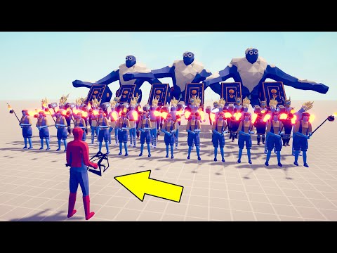 SPIDERMAN vs EVERY FACTION | TABS Unit Creator | Totally Accurate Battle Simulator TABS