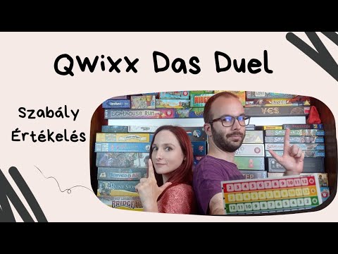 Qwixx Párbaj│Qwixx Das Duel társasjáték játékbemutató és szabályismertető - Társasozz Okosan!