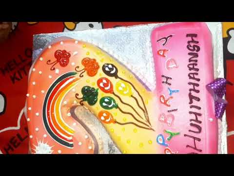 Dhuhithaansh 2nd birthday cake//Alekhya diaries