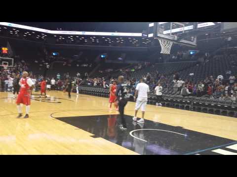 Chris Brown vs. Jayson Williams (in street clothes)