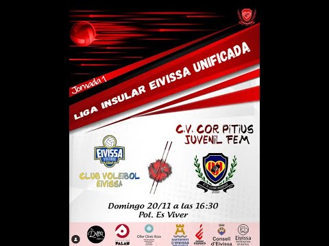 CV Eivissa cadete masc VS CV Cor Pitius Juv Fem. Liga Unificada