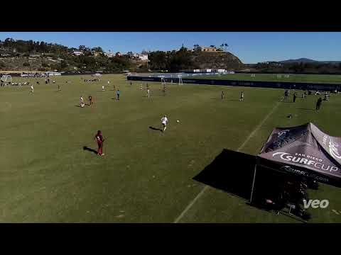 Ava Paolini #4 Slammers FC HBK vs SD SURF ECNL 11-19-22    Freekick