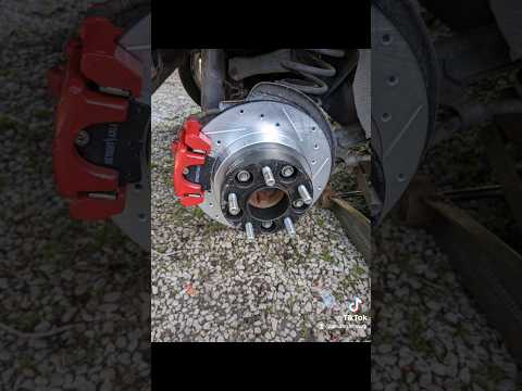SN95 rear brakes upgrade #diy #ford #mustang #cars