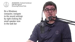 Video thumbnail for AT2020USB+PK Setup and Microphone Use | Streaming/Podcasting Pack by Audio-Technica USA