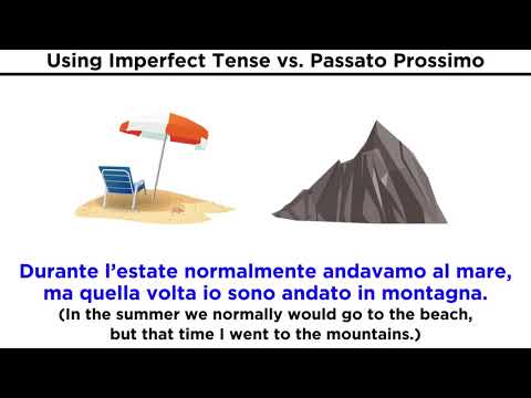 Italian Grammar: L'imperfetto vs. Passato Prossimo