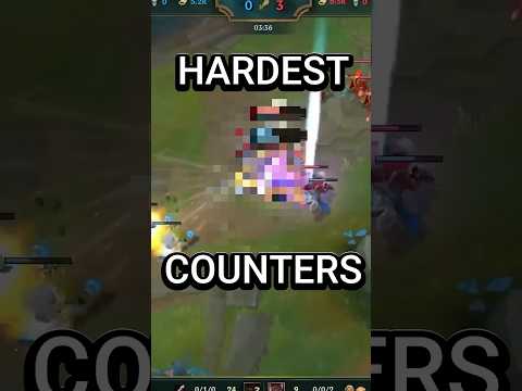 Top 5 HARDEST Counters in League of Legends !!! #shorts