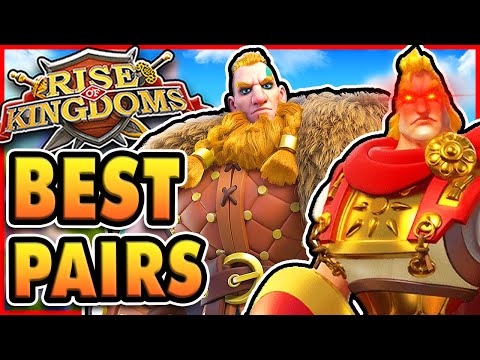Best EPIC WITH LEGENDARY Commander Pairs in Rise of Kingdoms!