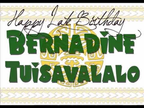 Happy Late Birthday Bernadine Tuisavalalo