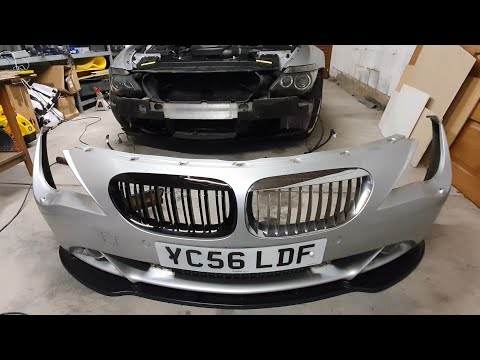 BMW E63 650i | Bumper Removal + Ebay Twin Slit Grill | Budget Supercar Build