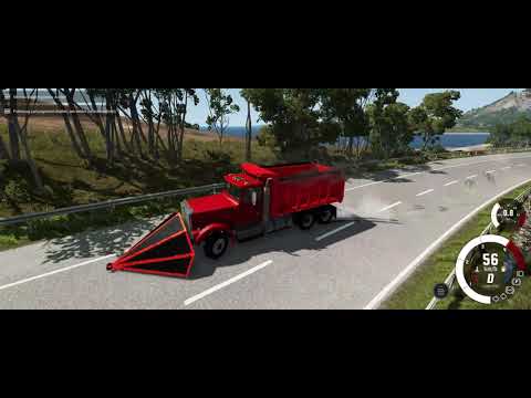 BeamNG drive   Driving with Bulldozer! :O