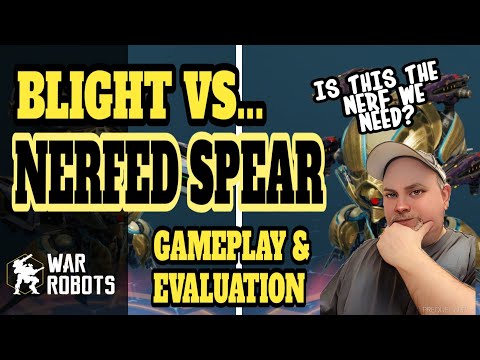 BLIGHT VS NERFED SPEAR | IMUJI GAMEPLAY | Daily, Bonus and Clan Tasks | WAR ROBOTS TEST SERVER