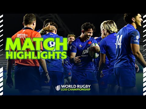 French land FINAL spot! | France v England Highlights | World Rugby U20s Championship