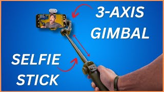 📸3 Axis-Gimbal with a Selfie Stick?!?! 📲 | AOUCHUAN Smart X2 Ai for Android and iPhone Demo & Review