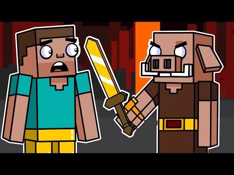 ArcadeCloud - Piglin & The Bastion Remnant | Block Squad (Minecraft Animation)