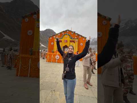 Jai kedar baba❤️🙏🏻🥹 #kedarnath #kedarnathtemple #tanurawat33 #explore #love #shiva #mahadev