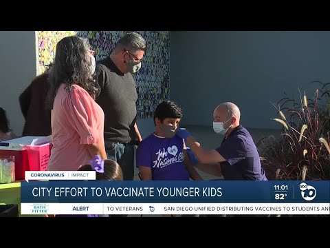 Students at Central Elementary in National City receive COVID-19 vaccine