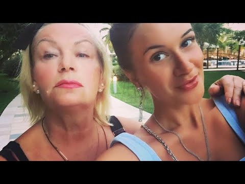 Лена Бушина в гостях у мамы//дом 2