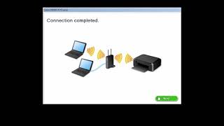 Setting up your Wireless Canon PIXMA iP110 - Cableless Setup with a Windows® Computer