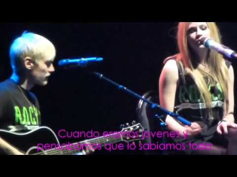 Evan Taubenfeld & Avril Lavigne - The Best Years Of Our Lives (Live) Sub Español HD