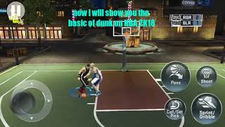 Basic of dunk tutorial NBA 2K18 Mobile