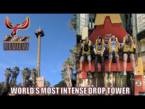 Hurakan Condor Review, PortAventura Intamin Drop Tower | World's Most Intense Drop Tower