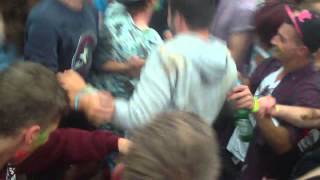 Break dance small mosh pit at Creamfields 2014