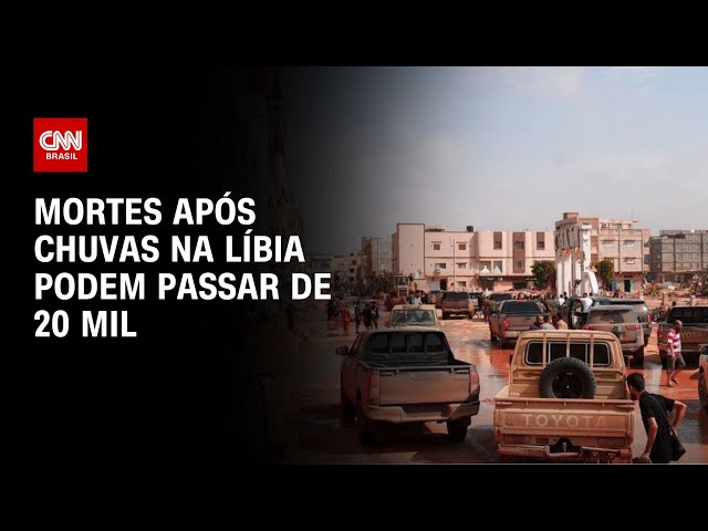 Mortes após chuvas na Líbia podem passar de 20 mil | CNN NOVO DIA