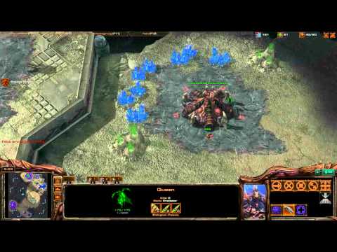 Destiny, Bluetea vs. Swollen (T), GOSKingKobe (Z) - High Level 2v2 - Starcraft 2 Ladder