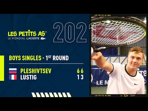 Les Petits As 2021 | Boys 1st Round | Egor Pleshivtsev vs. Timothée Lustig